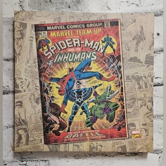 4-Piece Marvel Spider-Man Comic Cover Canvas Wall Art Set 12x12 Superhero Décor - Picture 4 of 15